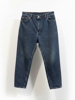 Vintage Levi's 550 Relaxed Fit Tapered Leg Jeans Sz 14 Short Made in USA